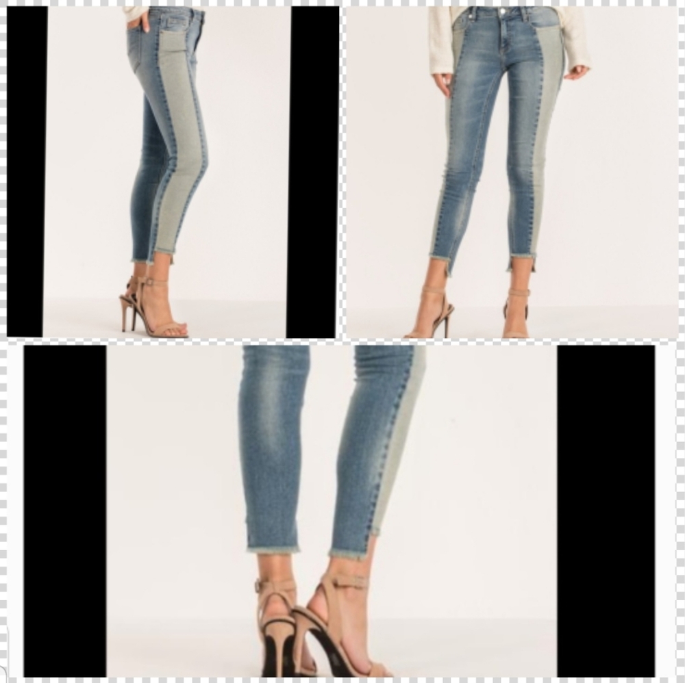 MISS ME Taking Sides Mid Rise Ankle Skinny Jeans